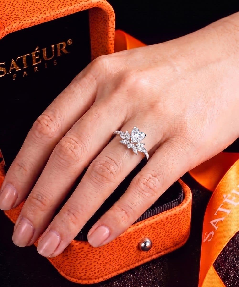 Lotus Ring, worn